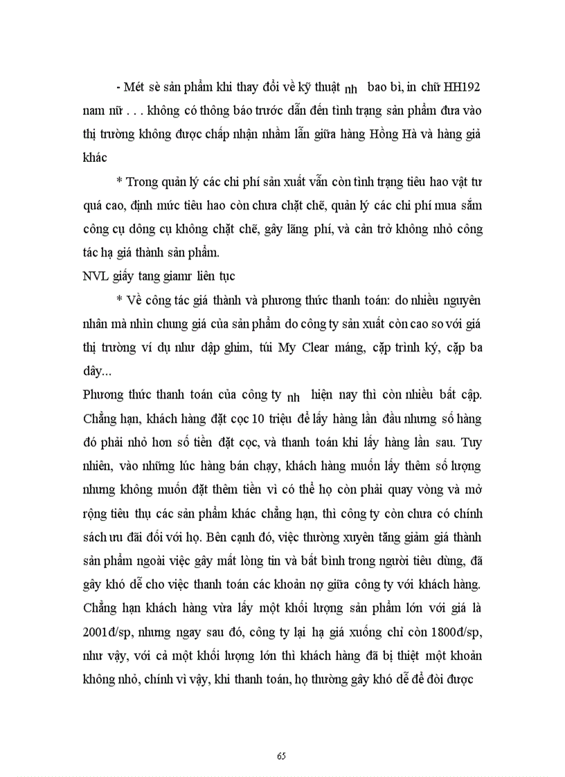 image for page Báo cáo thực tập tại công ty Văn phòng phẩm Hồng Hà