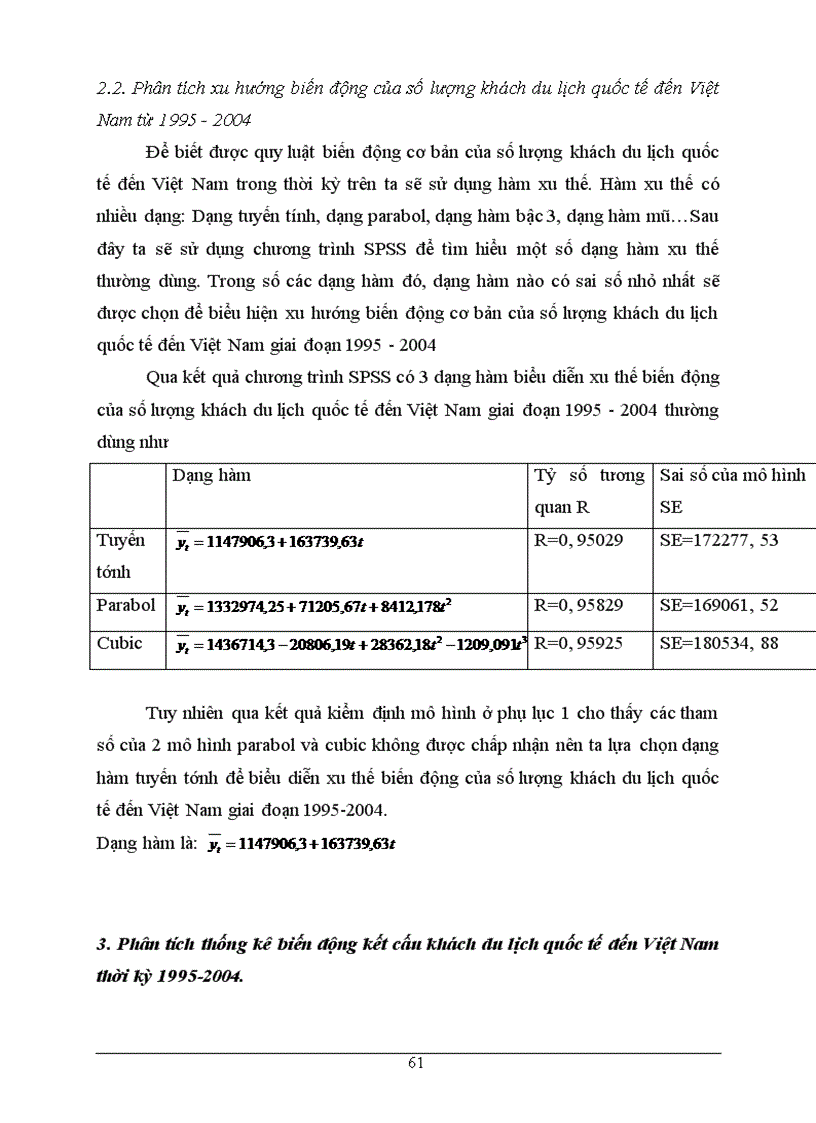 image for page Phương pháp thống kê phân tích lượng khách quốc tế đến Việt Nam