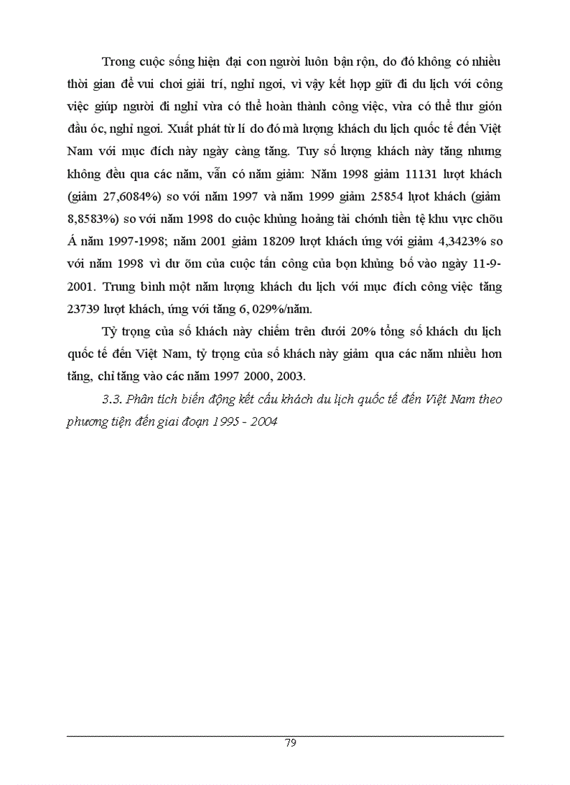 image for page Phương pháp thống kê phân tích lượng khách quốc tế đến Việt Nam