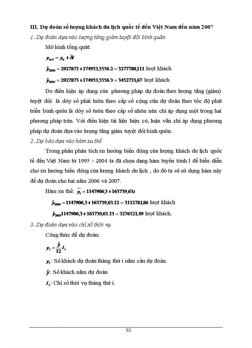 image for page Phương pháp thống kê phân tích lượng khách quốc tế đến Việt Nam