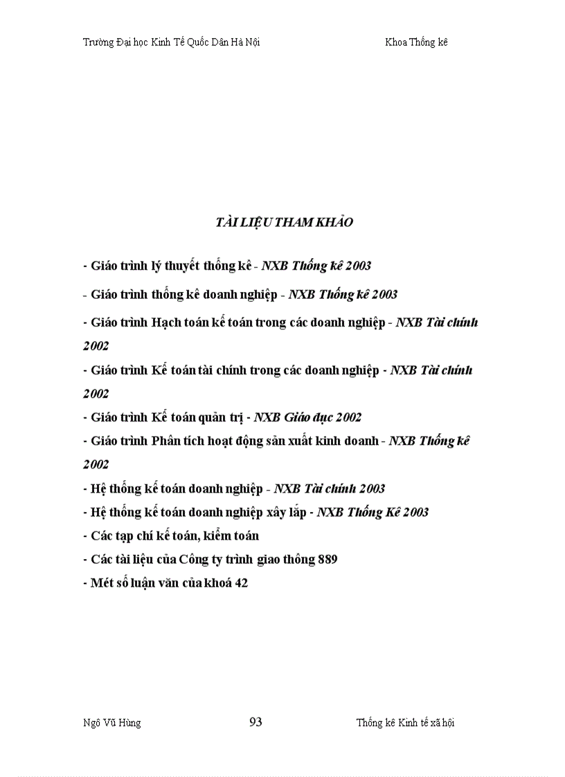 image for page Vận dụng phương pháp dãy số thời gian để phân tích tình hình thu, chi của công ty công trình giao thông 889 – bộ giao thông và dự báo trong các năm tới