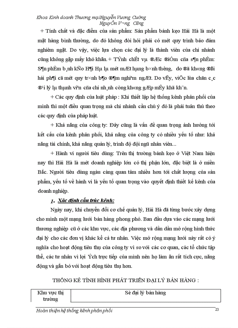 image for page Hoàn thiện hệ thống kênh phân phối của công ty bánh kẹo Hải Hà