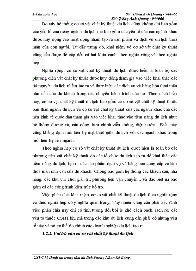 image for page Cơ sở vật chất kỹ thuật tại Trung tâm du lịch Phong Nha - Kẻ Bàng