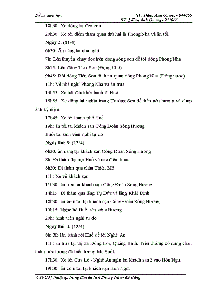 image for page Cơ sở vật chất kỹ thuật tại Trung tâm du lịch Phong Nha - Kẻ Bàng