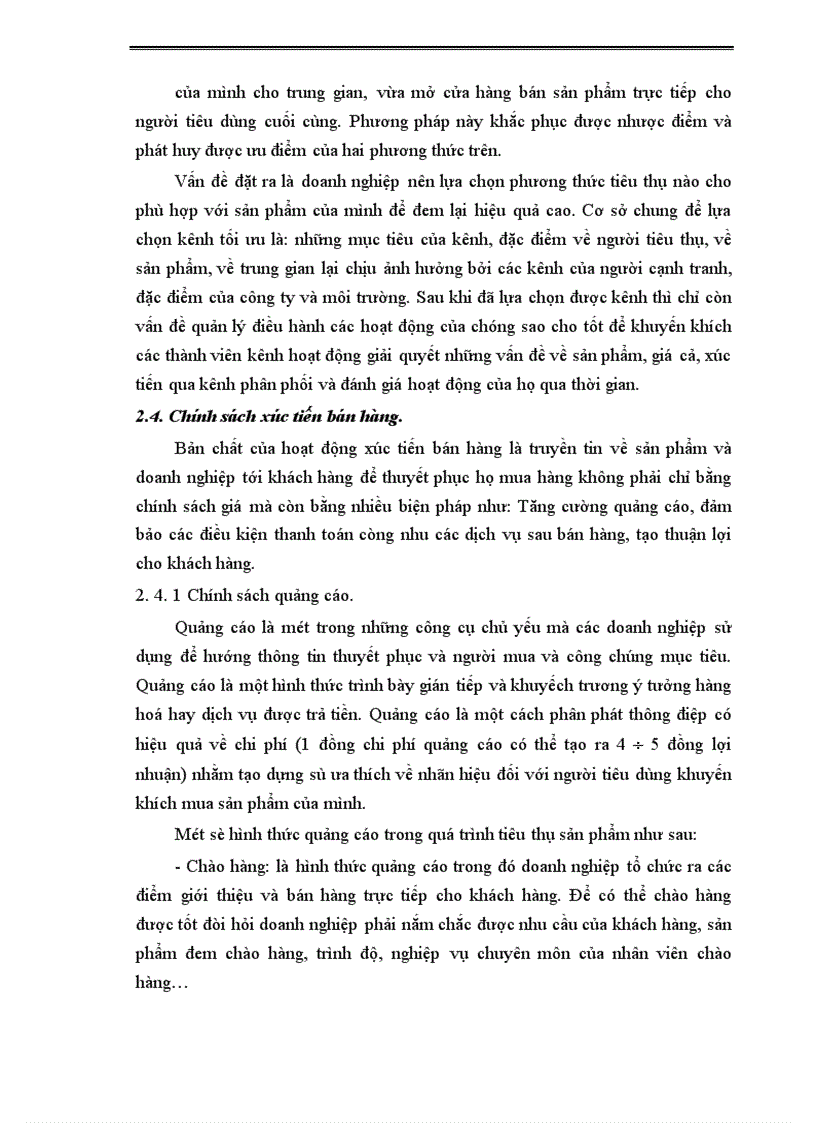 image for page Một số biện pháp nhằm thúc đẩy công tác tiêu thụ sản phẩm tại Công ty Dệt 8