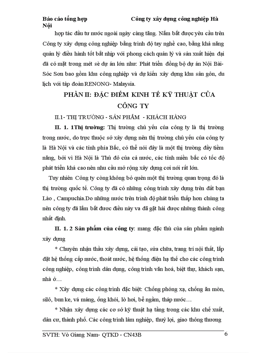 image for page Báo cáo thực tập tại Công ty xây dựng công nghiệp Hà Nội