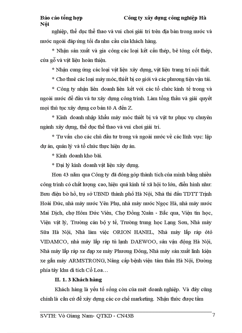 image for page Báo cáo thực tập tại Công ty xây dựng công nghiệp Hà Nội