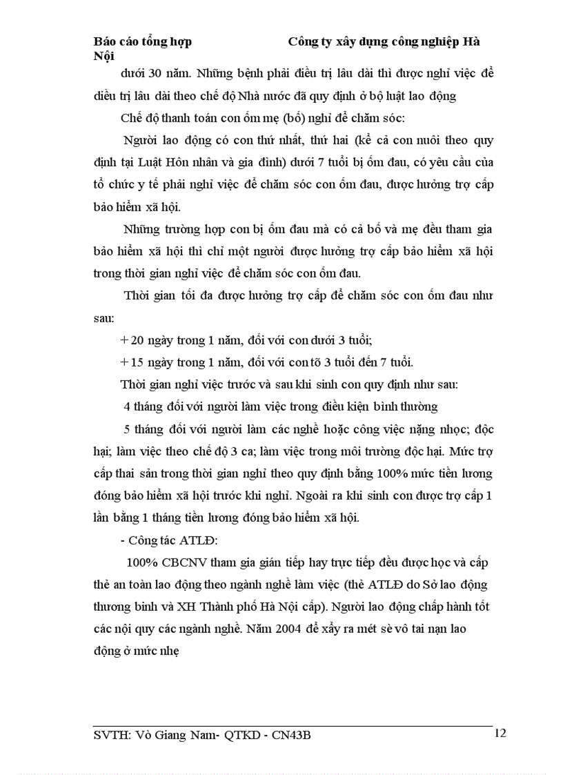 image for page Báo cáo thực tập tại Công ty xây dựng công nghiệp Hà Nội