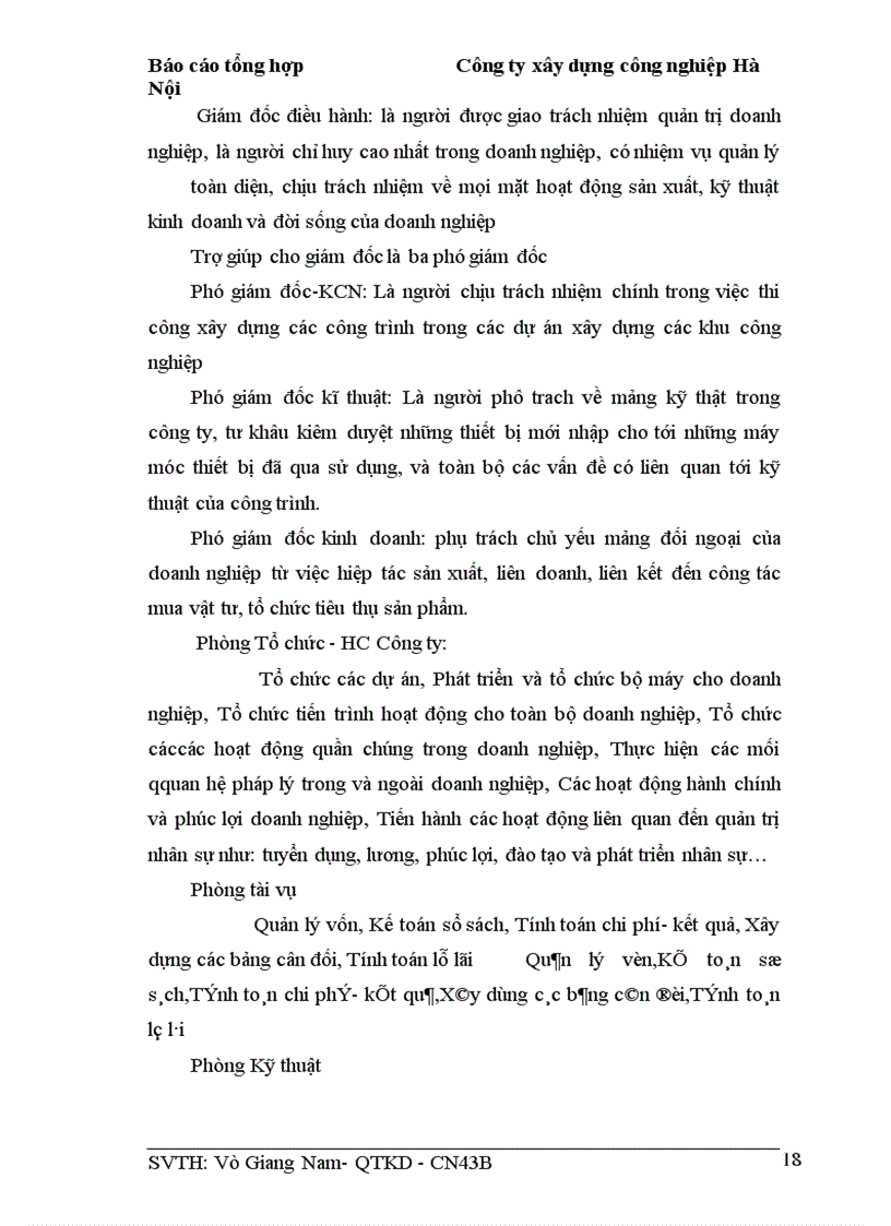 image for page Báo cáo thực tập tại Công ty xây dựng công nghiệp Hà Nội