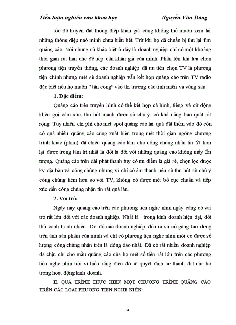 image for page Quảng cáo trên các phương tiện nghe nhìn trong kinh doanh hiện đại