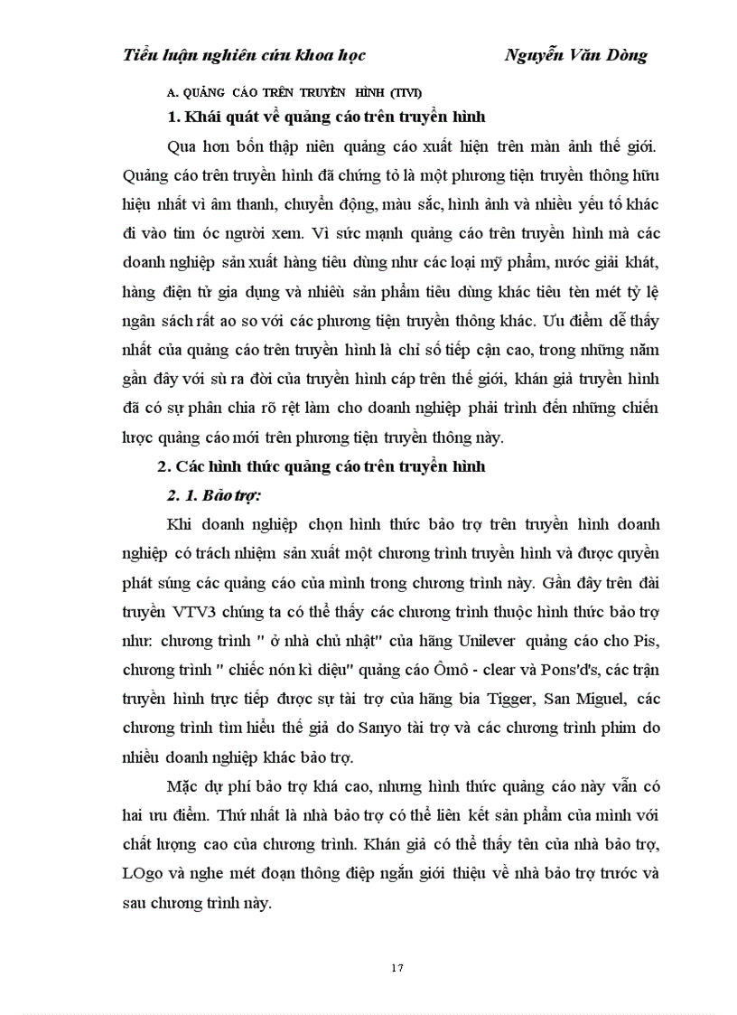 image for page Quảng cáo trên các phương tiện nghe nhìn trong kinh doanh hiện đại