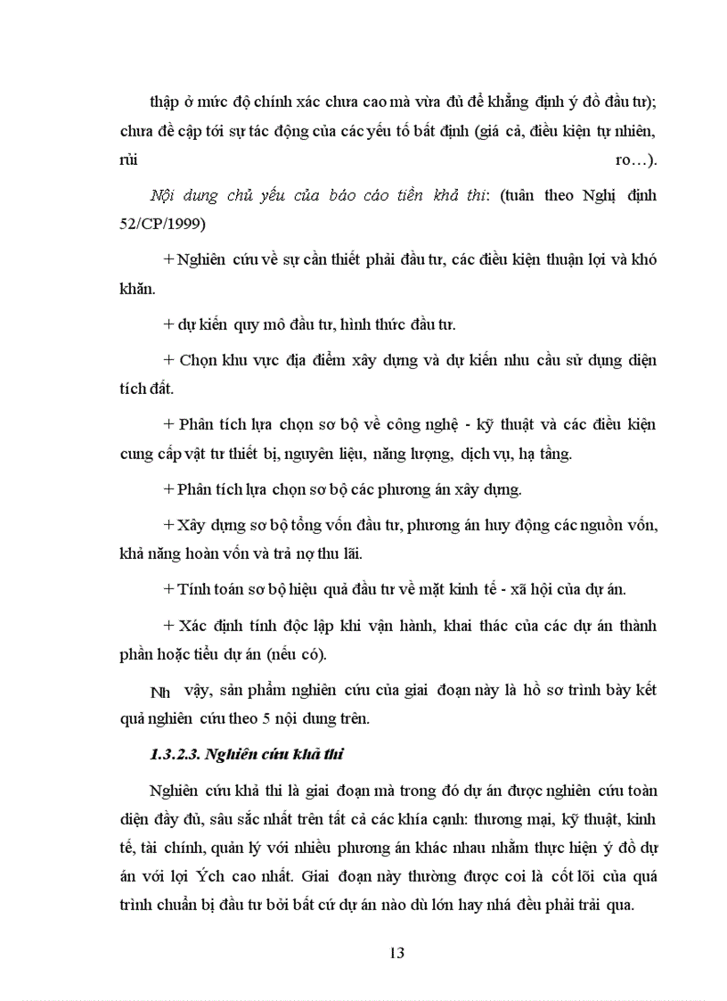 image for page Những yếu tố bất định tác động đến dự án trong tương lai