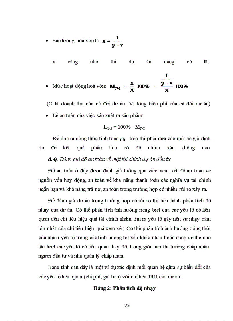 image for page Những yếu tố bất định tác động đến dự án trong tương lai