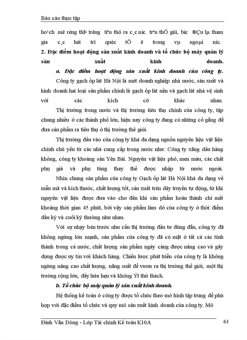 image for page Bão cáo thực tập tổng hợp tại công ty Gạch ốp lát Hà Nội