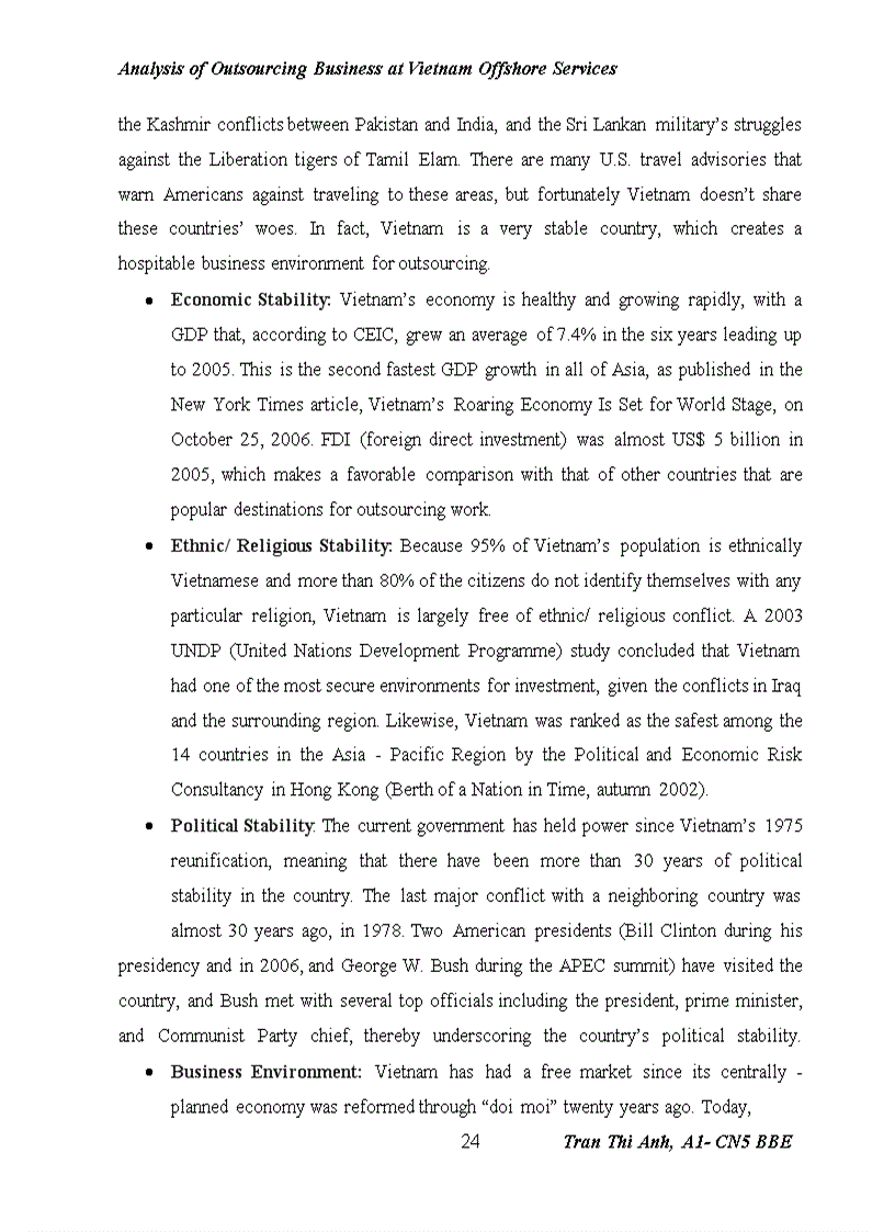 image for page Analysis of Outsourcing Business at Vietnam Offshore Services