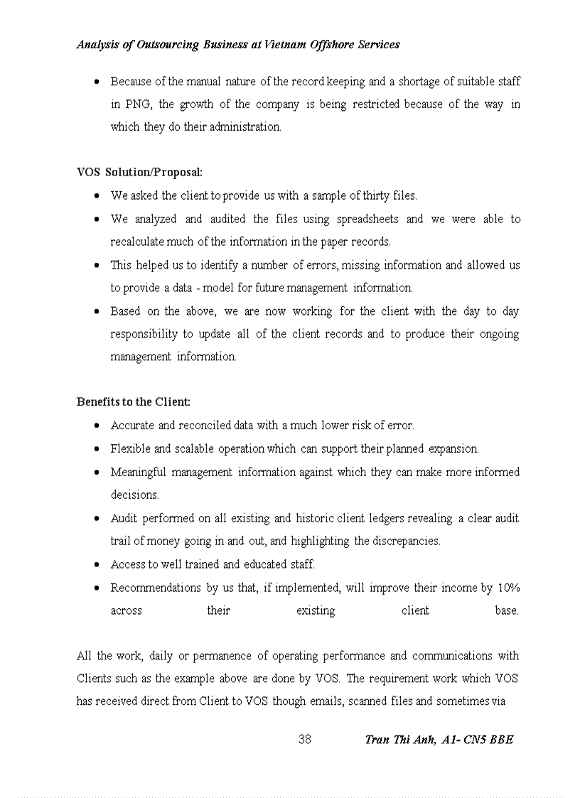 image for page Analysis of Outsourcing Business at Vietnam Offshore Services