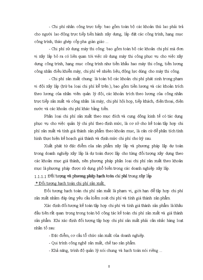 image for page Tổ chức kế toán chi phí sản xuất và giá thành sản phẩm tại công ty XDCTGT 842