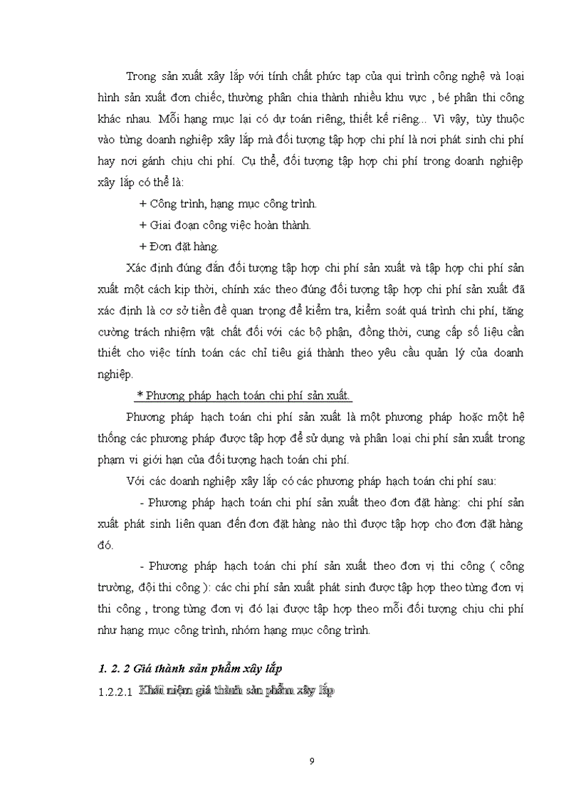 image for page Tổ chức kế toán chi phí sản xuất và giá thành sản phẩm tại công ty XDCTGT 842