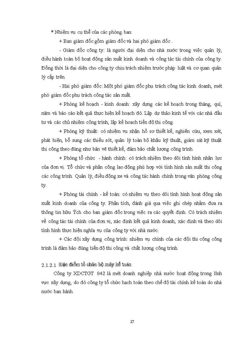 image for page Tổ chức kế toán chi phí sản xuất và giá thành sản phẩm tại công ty XDCTGT 842