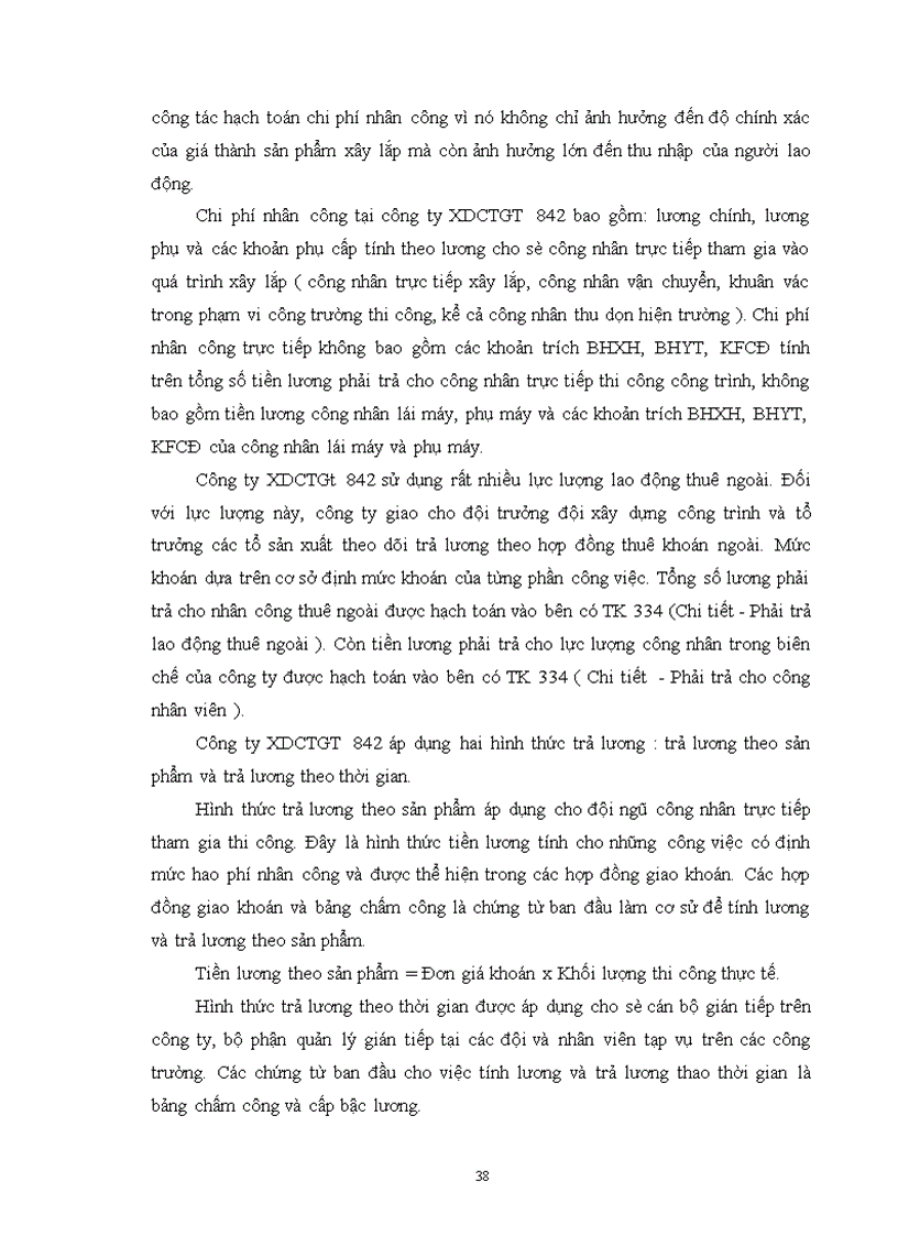 image for page Tổ chức kế toán chi phí sản xuất và giá thành sản phẩm tại công ty XDCTGT 842