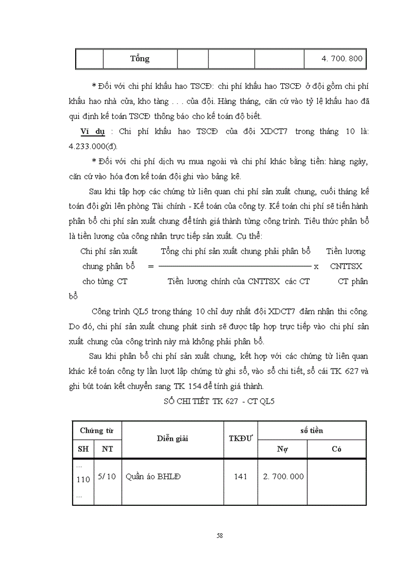 image for page Tổ chức kế toán chi phí sản xuất và giá thành sản phẩm tại công ty XDCTGT 842