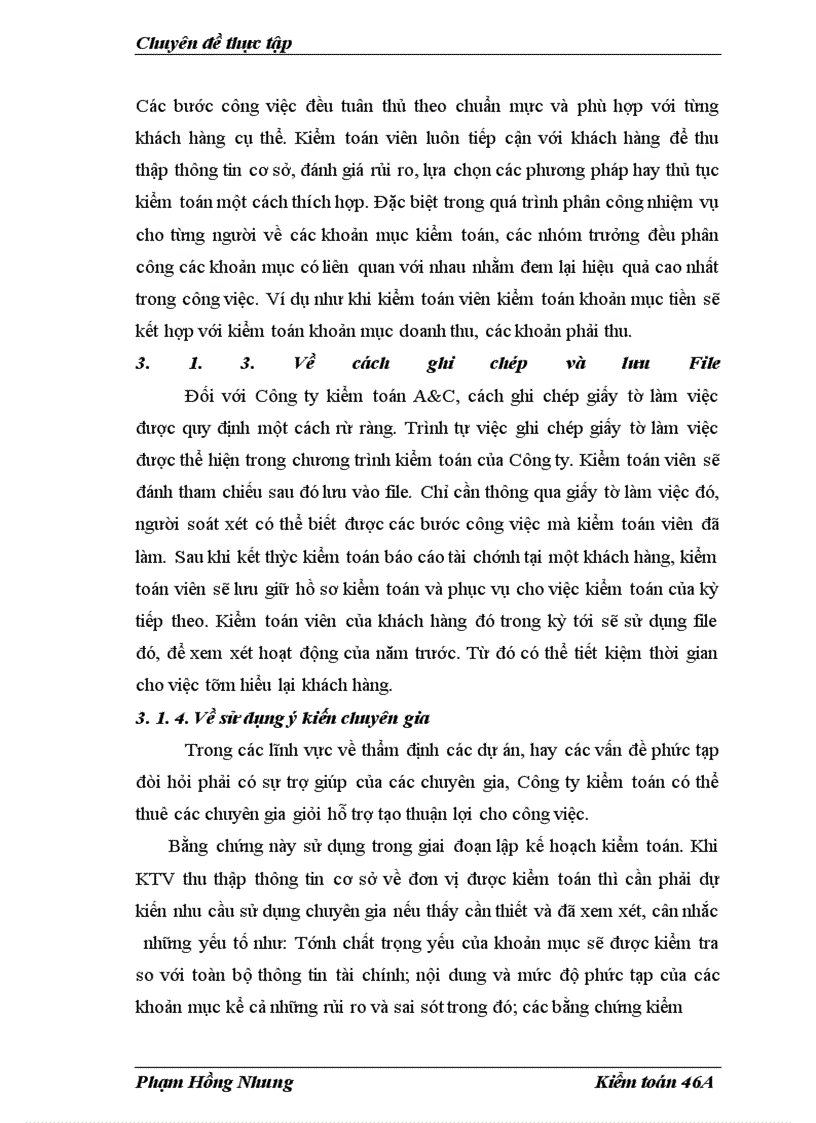 image for page Hoàn thiện kỹ thuật thu thập bằng chứng kiểm toán trong kiểm toán báo cáo tài chính tại Công ty TNHH Kiểm toán và Tư vấn (A&C)