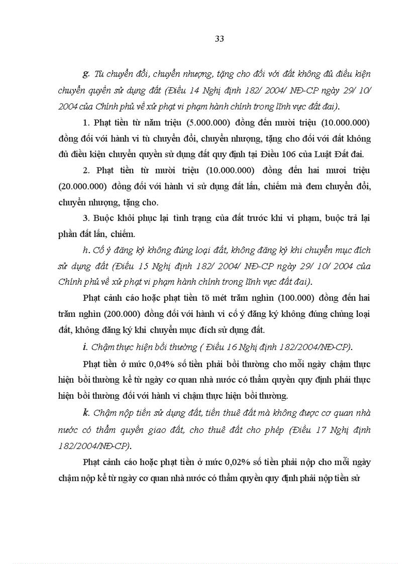 image for page Vi phạm hành chính về đất đai ở Thái Bình - thực trạng và giải pháp khắc phục