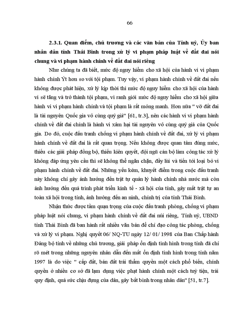 image for page Vi phạm hành chính về đất đai ở Thái Bình - thực trạng và giải pháp khắc phục
