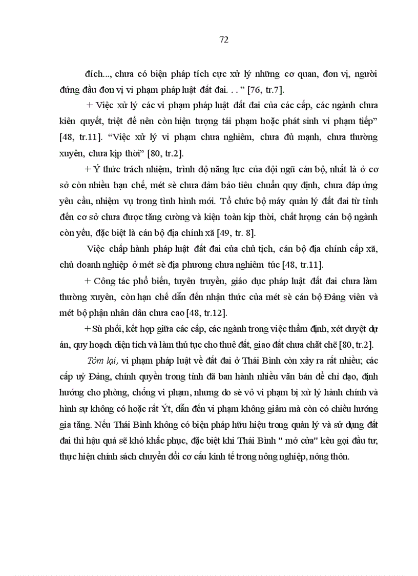 image for page Vi phạm hành chính về đất đai ở Thái Bình - thực trạng và giải pháp khắc phục