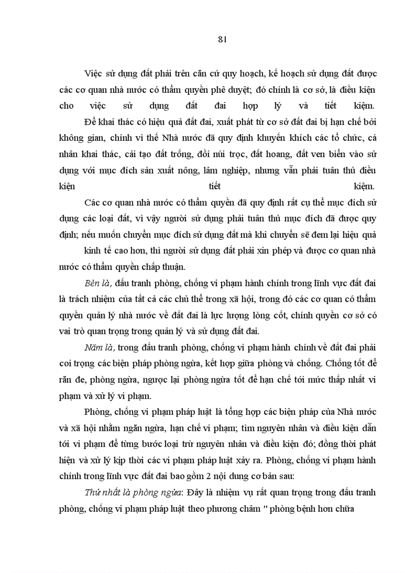 image for page Vi phạm hành chính về đất đai ở Thái Bình - thực trạng và giải pháp khắc phục