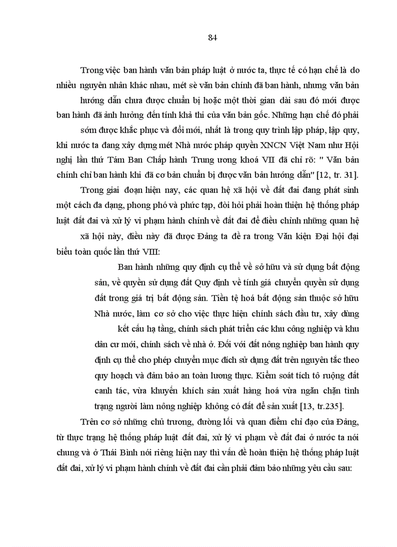 image for page Vi phạm hành chính về đất đai ở Thái Bình - thực trạng và giải pháp khắc phục