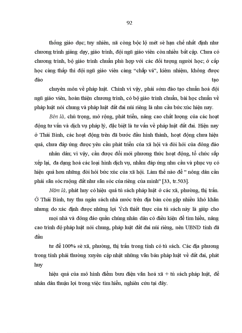 image for page Vi phạm hành chính về đất đai ở Thái Bình - thực trạng và giải pháp khắc phục