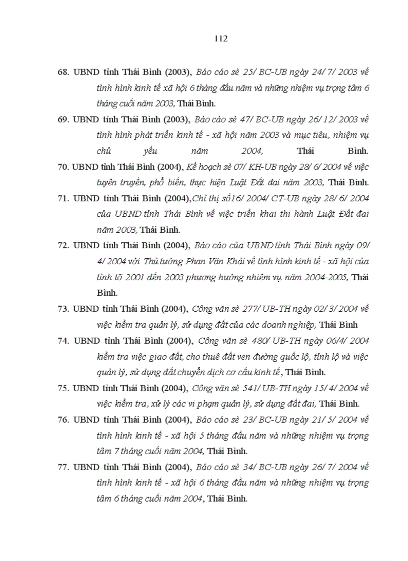 image for page Vi phạm hành chính về đất đai ở Thái Bình - thực trạng và giải pháp khắc phục