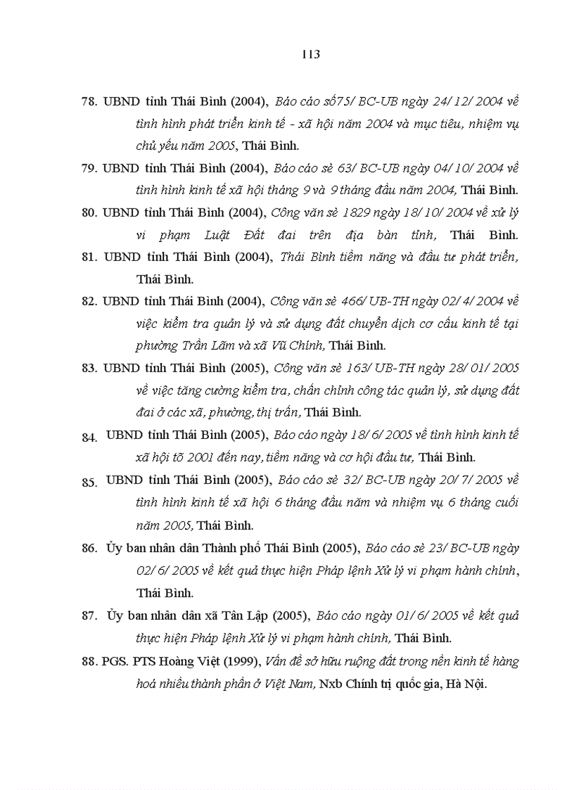 image for page Vi phạm hành chính về đất đai ở Thái Bình - thực trạng và giải pháp khắc phục