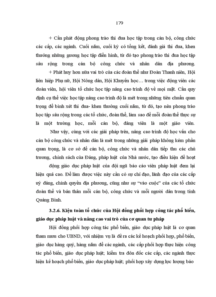 image for page Hoạt động giáo dục pháp luật của đội ngũ báo cáo viên pháp luật ở tỉnh Quảng Bình hiện nay