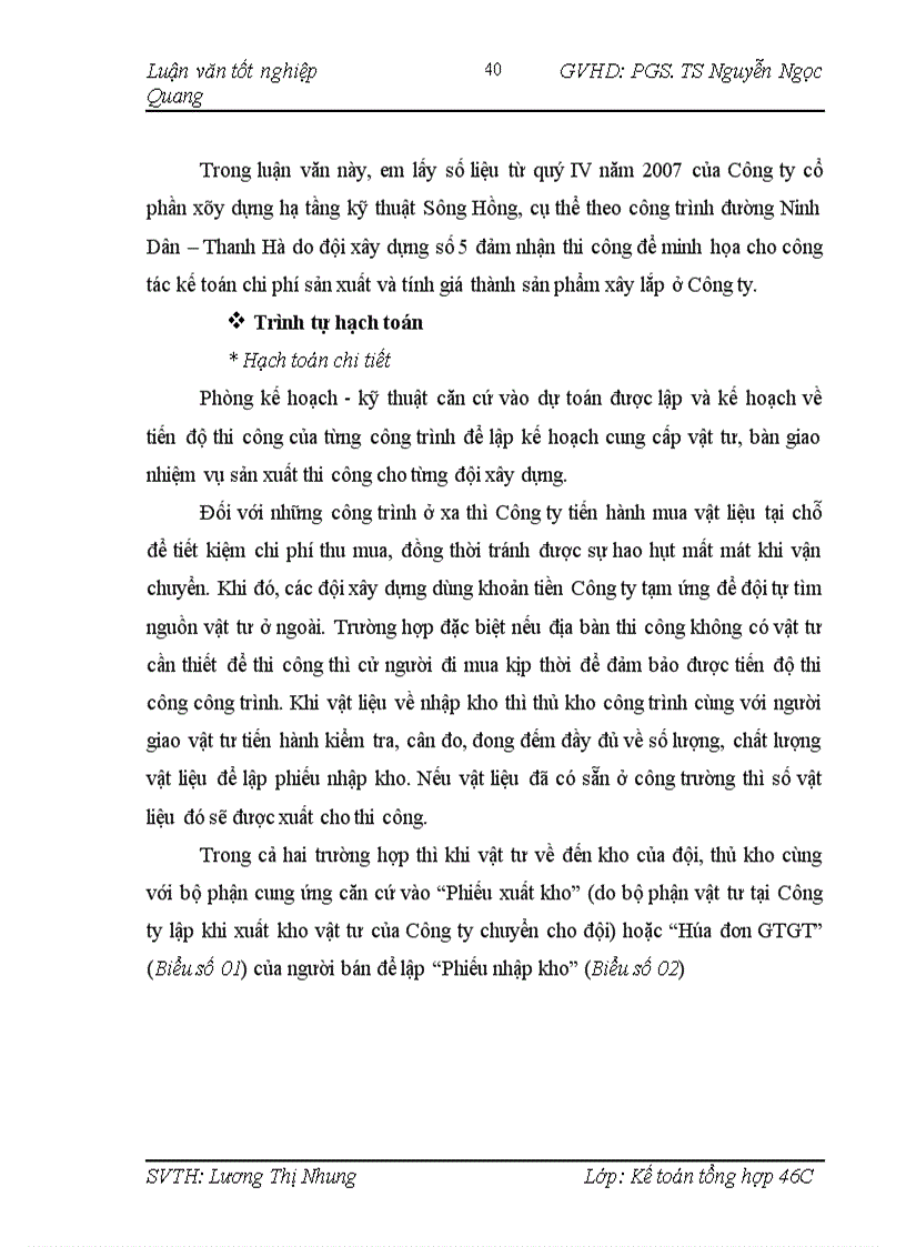 image for page Hoàn thiện kế toán chi phí sản xuất và tính giá thành sản phẩm tại công ty cổ phần hạ tầng kỹ thuật Sông Hồng