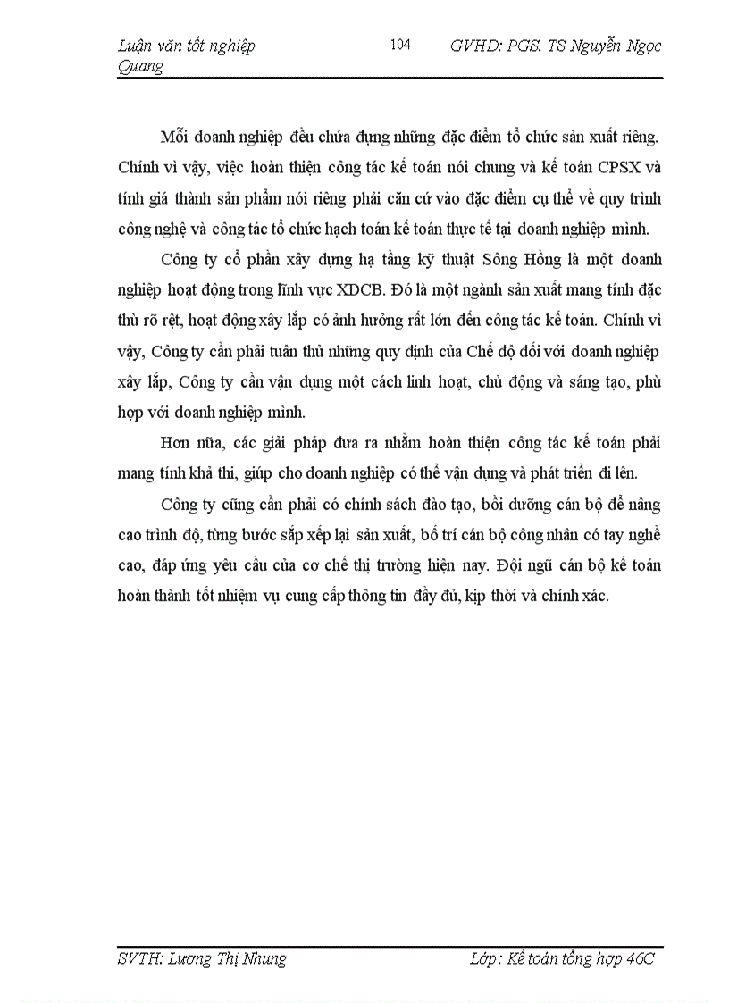 image for page Hoàn thiện kế toán chi phí sản xuất và tính giá thành sản phẩm tại công ty cổ phần hạ tầng kỹ thuật Sông Hồng