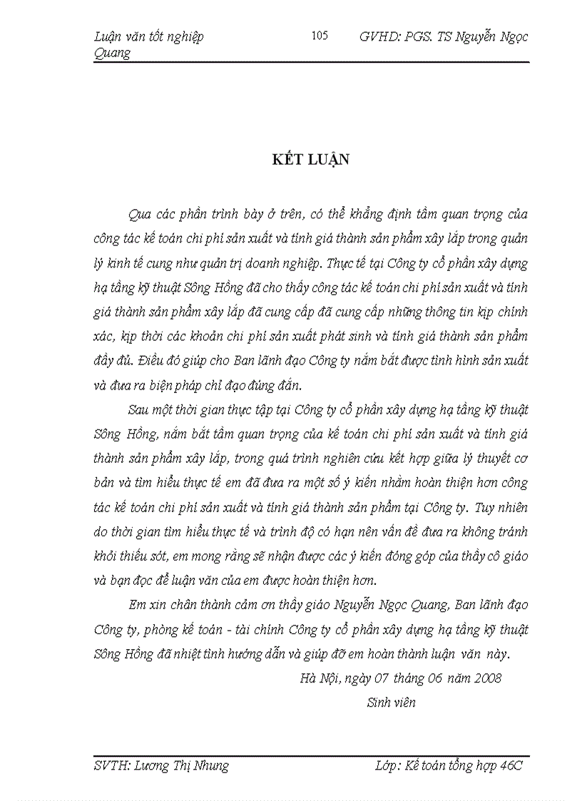 image for page Hoàn thiện kế toán chi phí sản xuất và tính giá thành sản phẩm tại công ty cổ phần hạ tầng kỹ thuật Sông Hồng