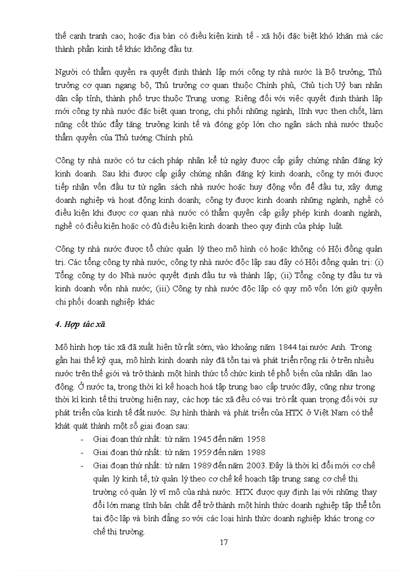 image for page Những đặc điểm pháp lý của từng loại hình doanh nghiệp