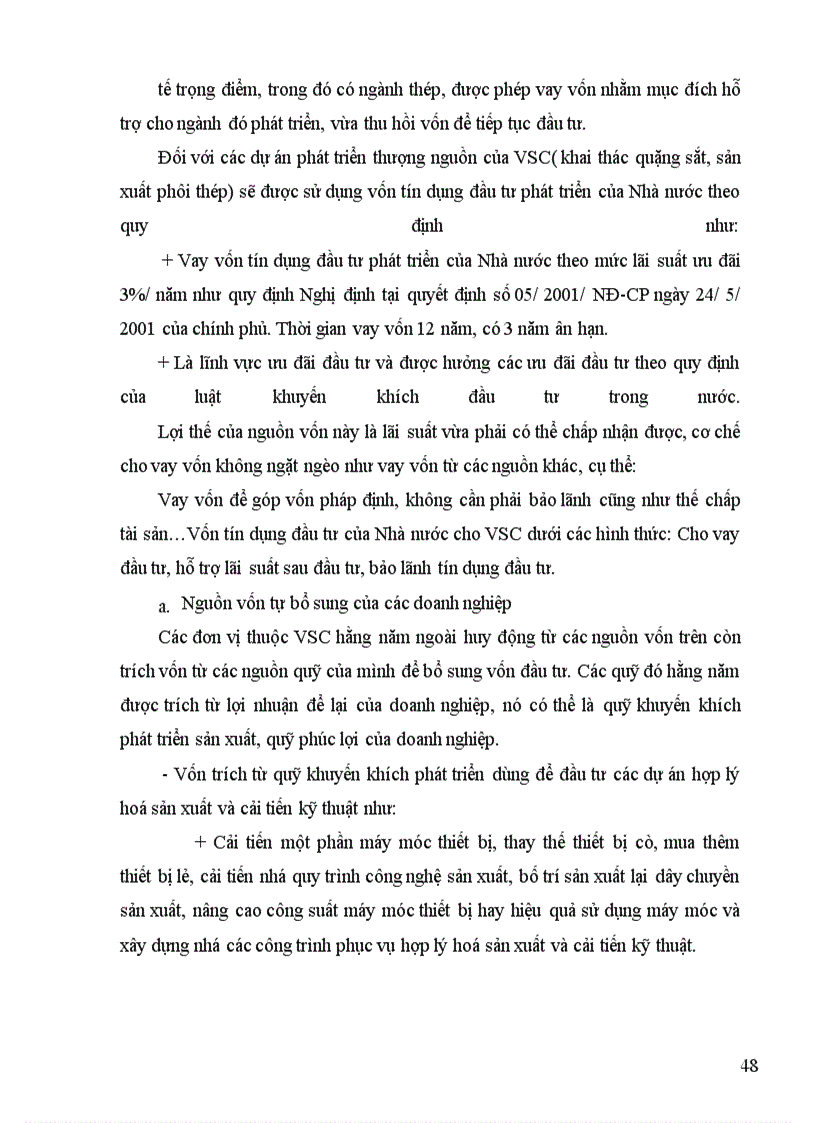 image for page Thực trạng huy động và sử dụng vốn ở Tổng Công ty Thép Việt Nam