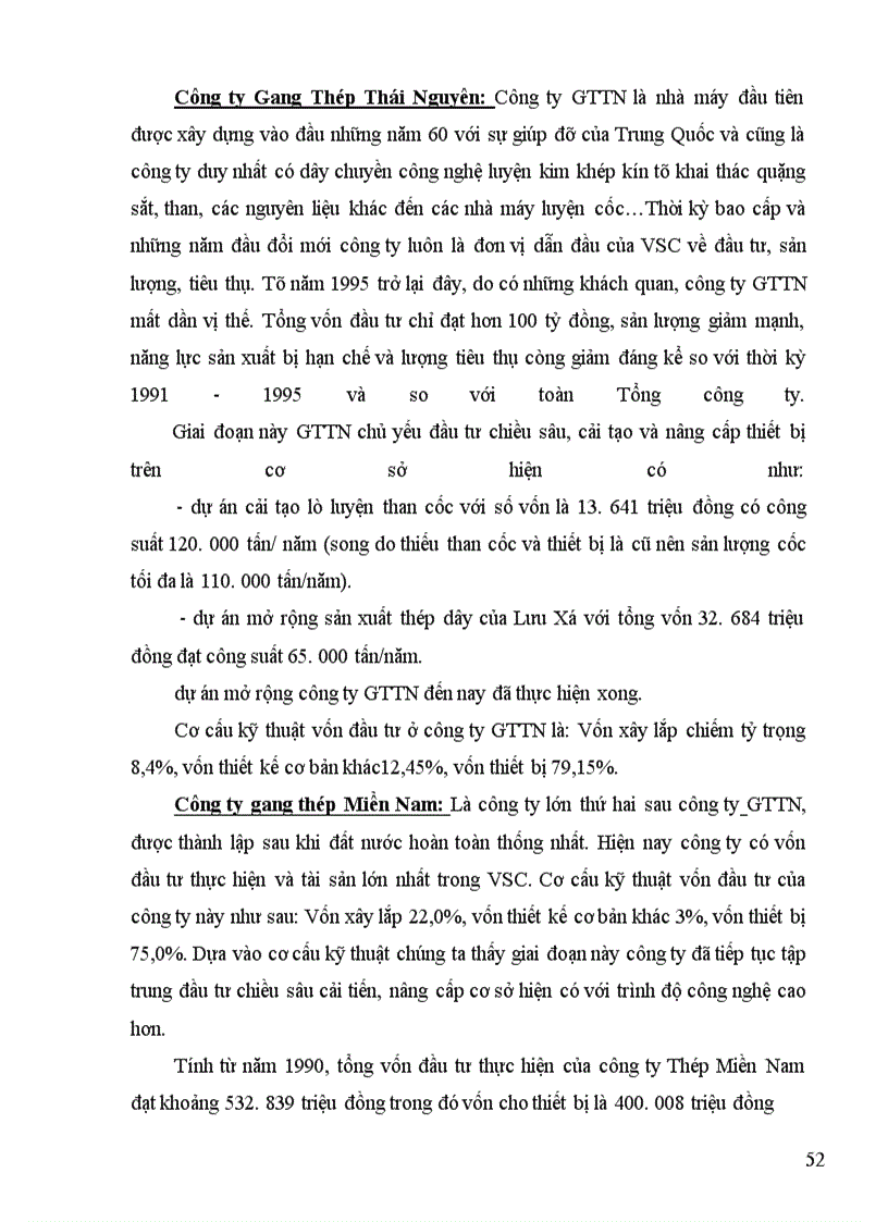 image for page Thực trạng huy động và sử dụng vốn ở Tổng Công ty Thép Việt Nam