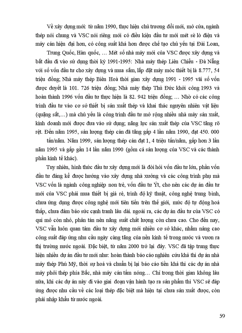 image for page Thực trạng huy động và sử dụng vốn ở Tổng Công ty Thép Việt Nam