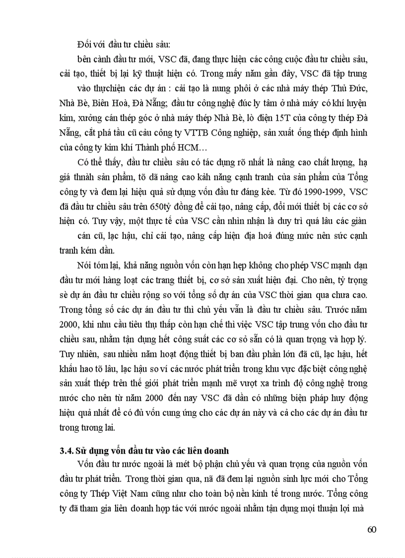 image for page Thực trạng huy động và sử dụng vốn ở Tổng Công ty Thép Việt Nam