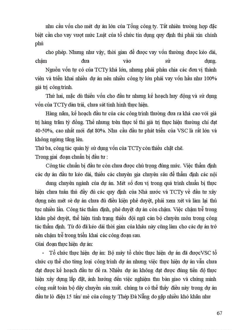 image for page Thực trạng huy động và sử dụng vốn ở Tổng Công ty Thép Việt Nam