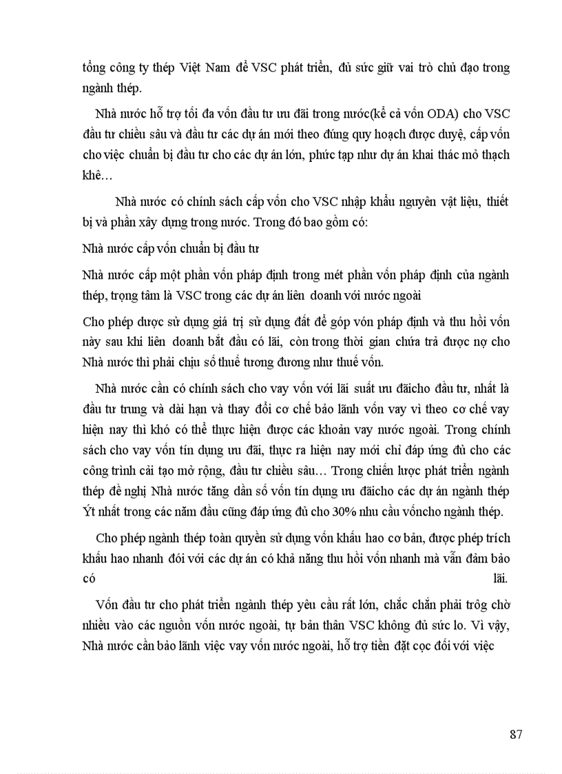 image for page Thực trạng huy động và sử dụng vốn ở Tổng Công ty Thép Việt Nam