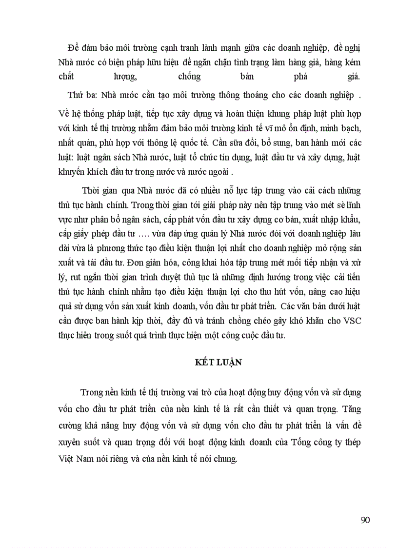 image for page Thực trạng huy động và sử dụng vốn ở Tổng Công ty Thép Việt Nam