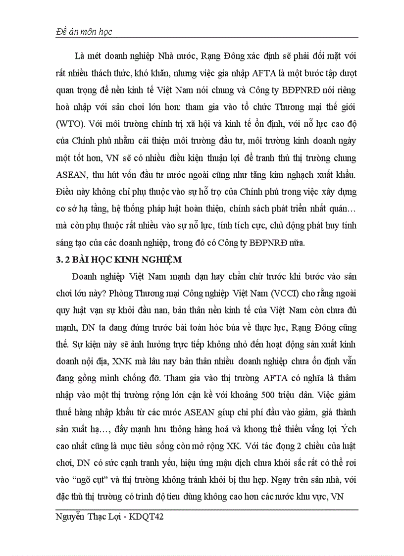 image for page Tác động của AFTA tới công ty BĐPNRĐ và phản ứng của doanh nghiệp trước quá trình hội nhập