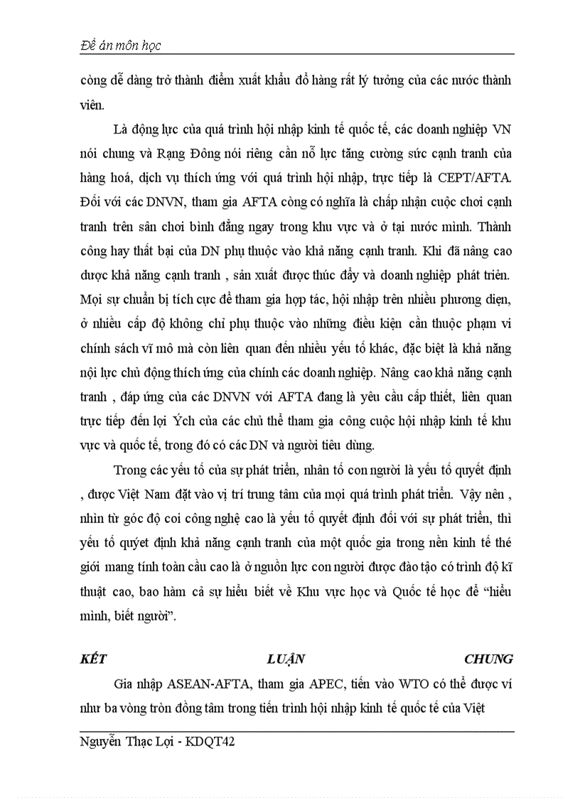 image for page Tác động của AFTA tới công ty BĐPNRĐ và phản ứng của doanh nghiệp trước quá trình hội nhập