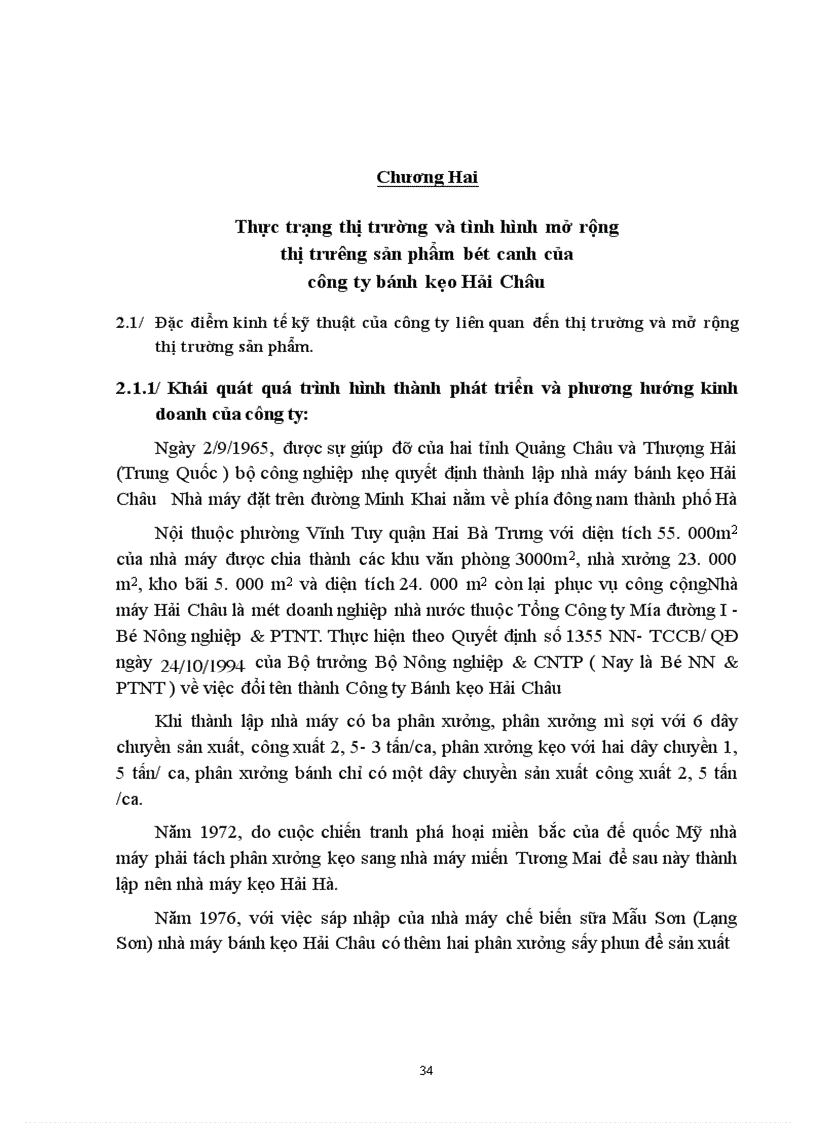 image for page Một số biện pháp nhằm duy trì và mở rộng thị trường sản phẩm bột canh của công ty bánh kẹo Hải Châu