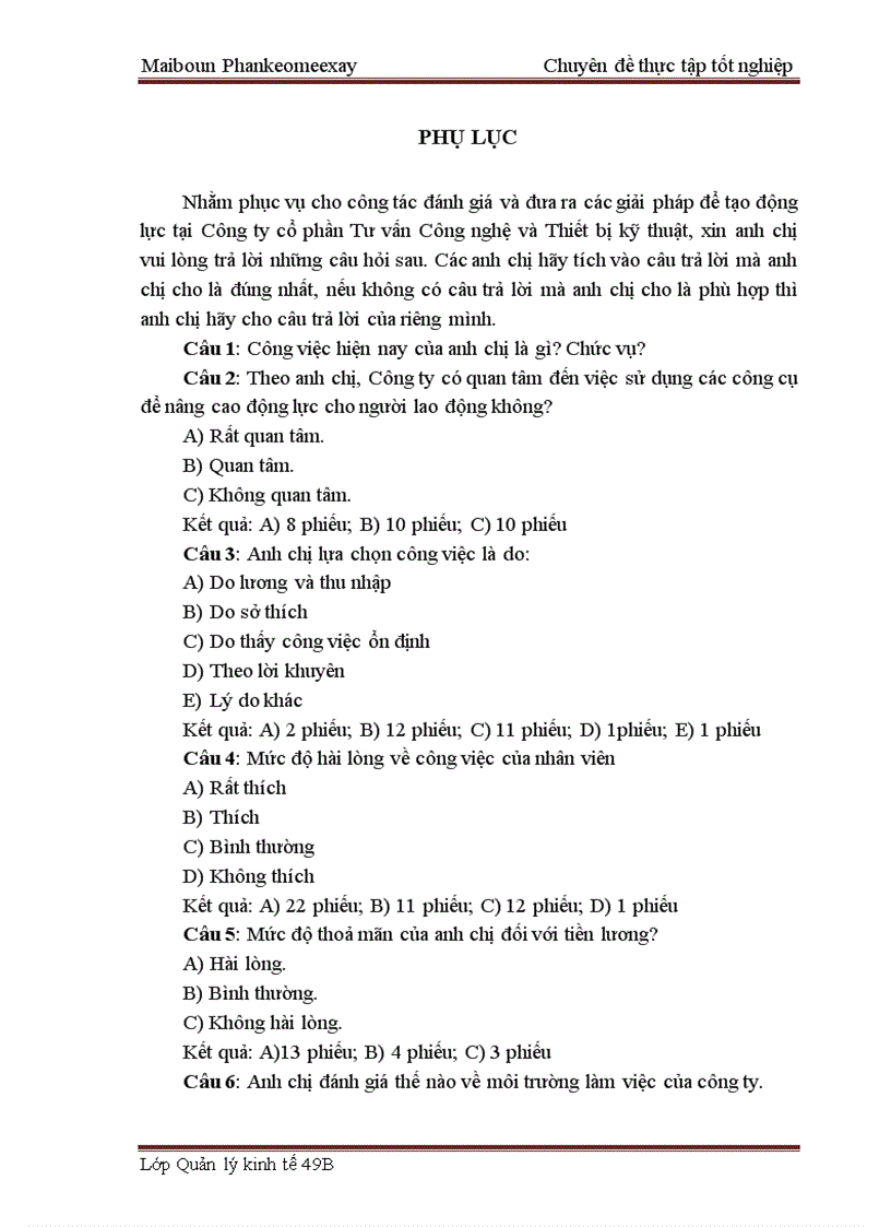 image for page Một số giải pháp tạo động lực cho người lao động tại Công ty cổ phần Tư vấn công nghệ và thiết bị kỹ thuật